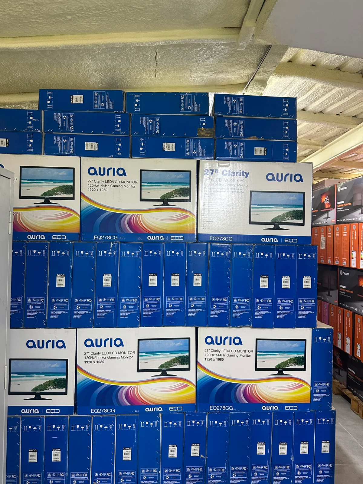 auria EQ278CG 27" Full HD IPS 144Hz 2ms Gaming Monitör görsel 1