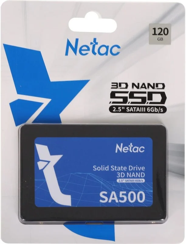 Netac 120GB NT011SA500-480-S3X 2.5" SATA SSD görsel 3