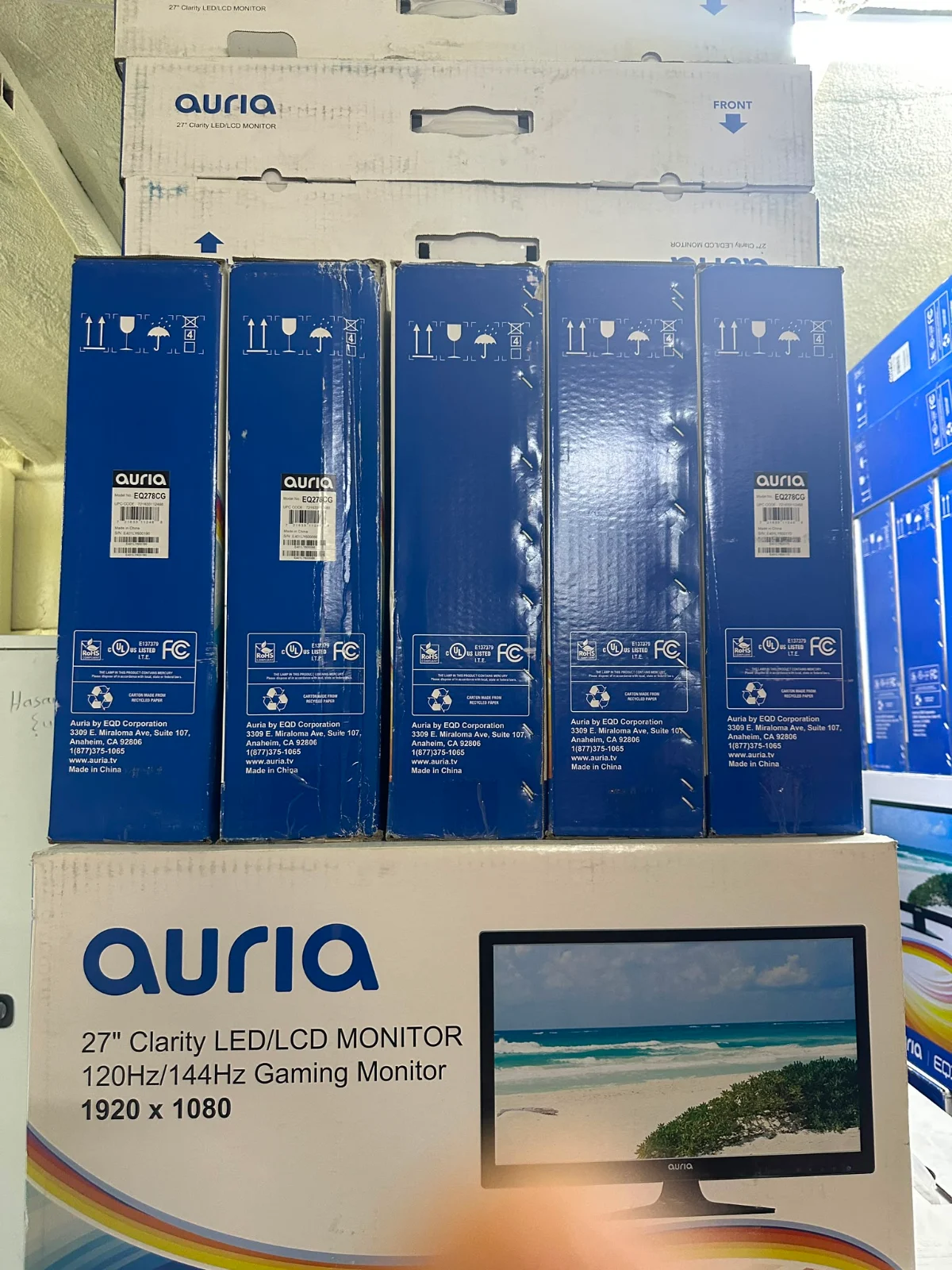 auria EQ278CG 27" Full HD IPS 144Hz 2ms Gaming Monitör görsel 2