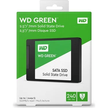 Western Digital 240GB WDS240G3G0A 2.5" SATA SSD görsel 2
