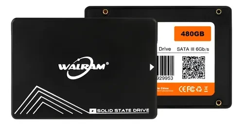 Walram 480GB SATA III 6Gb/s 2.5" SATA SSD  550MB/s Okuma 500MB/s Yazma görsel 2