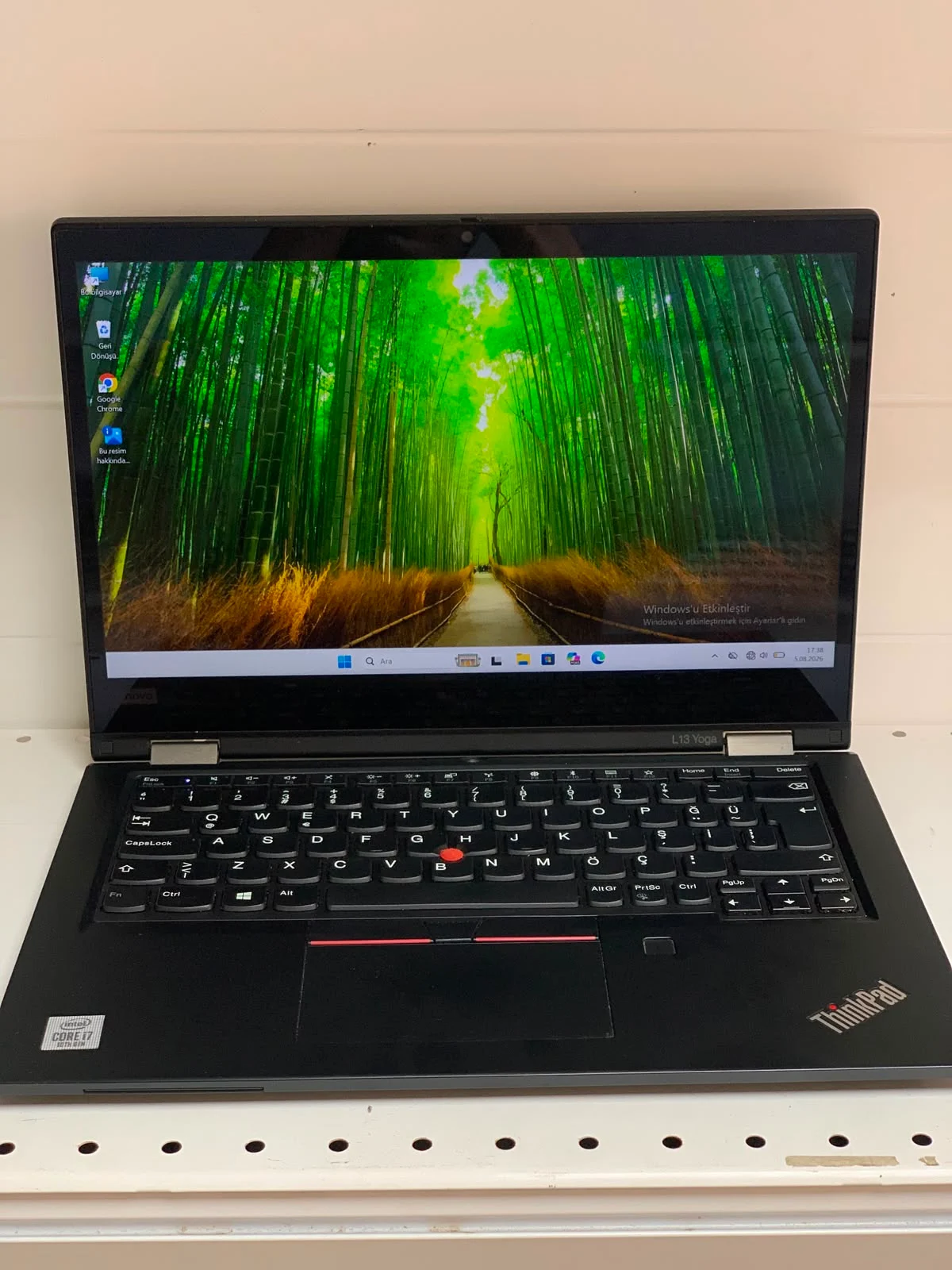 Lenovo ThinkPad L13 Yoga i7 10. Nesil 16GB RAM 512GB SSD Dokunmatik Notebook