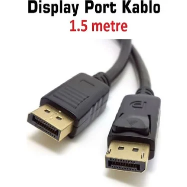 Display Port 1.5M Siyah Kablo