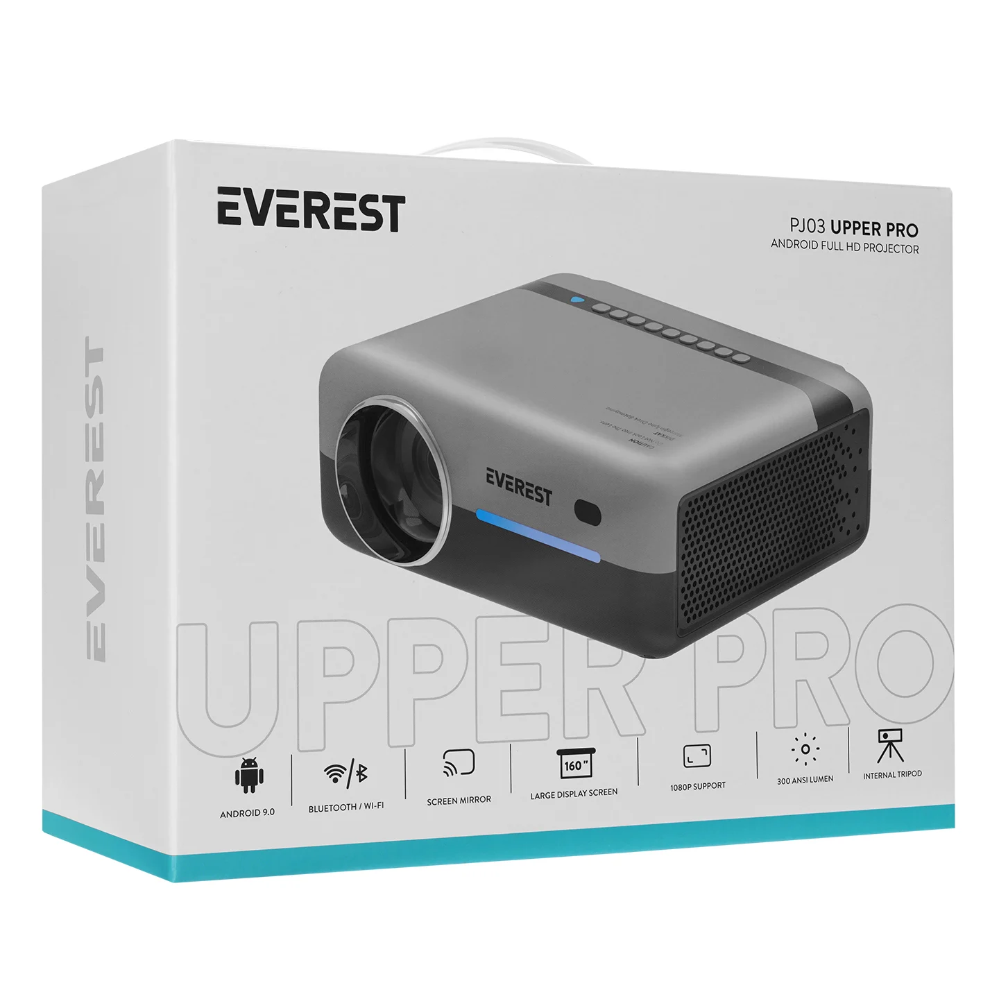 Everest PJ03 Upper Pro Mini Kablosuz Gri Projeksiyon